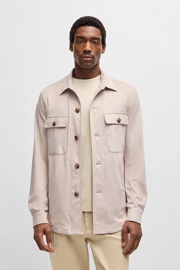 OVERSHIRT BOSS - 131 ΕΚΡΟΥ